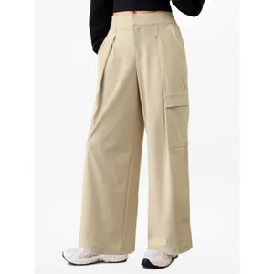 Athleta 4 Pinnacle Cargo Trouser Ecru Size 4 Regular thumbnail 2