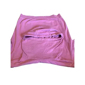 Nike Hoodie Women Medium‎ Pink Pullover Funnel Neck Sporty Athleisure Sweatshirt thumbnail 4