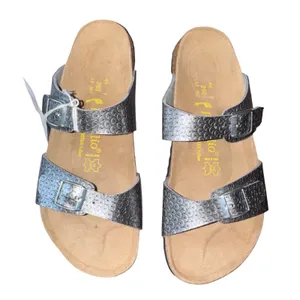 Papillio Women's Sydney Sandals Metallic Silver Snake Print Size 40 L9 M7 thumbnail 2