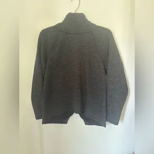 Abercrombie & Fitch Turtleneck Top Back Button Detail Small Dark Gray Vintage thumbnail 10
