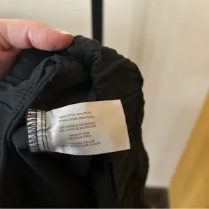 GAP Twill Cargo Pants Black Joggers Elastic Waist Stretch‎ Cotton Lyocell Size S thumbnail 6