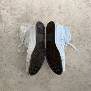 converse all white high tops  thumbnail 3