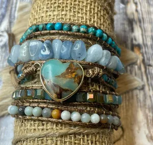 Long Strand Bracelet: The Heart in Turquoise thumbnail 8