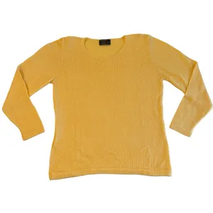 Fernanda Peru Butter Yellow 100% Alpaca‎ Lightweight Sweater Spring Layering L thumbnail 2