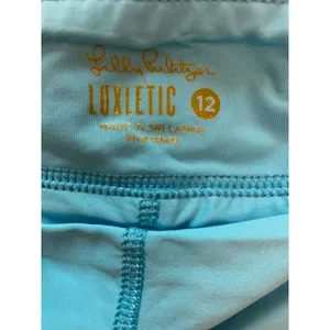 Lilly Pulitzer Luxletic Skort Skirt Size 12 Activewear Golf Tennis Blue Pink thumbnail 6