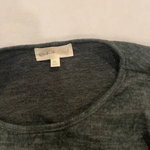 Cozy Gray Ruffle Hem Dress thumbnail 2