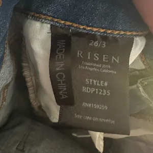 Risen distressed 26/3 straight leg boutique normcore jeans thumbnail 3