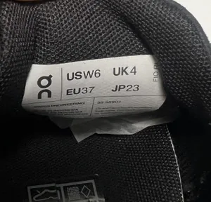 ON Cloud 6 Black/White Sneakers Super Foam 360° Comfort Running Shoes Women's 6 thumbnail 11