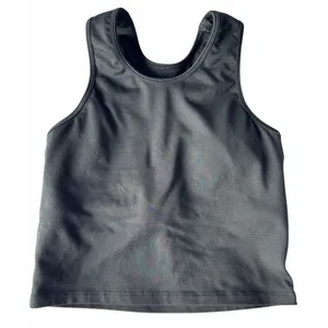 Bombshell Sportswear Strappy Back Crop Tank Top Black Women's Size Medium thumbnail 3