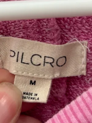 Pilcro short sleeve crew neck sweatshirt top thumbnail 6