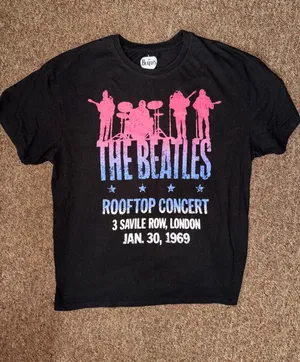 The Beatles Rooftop Concert Graphic Tee thumbnail 1