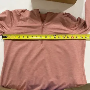 Apana Lightweight Half-Zip Active Hoodie – Rose Pink | Size L thumbnail 3