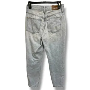 Madewell The Perfect Vintage Jeans 27 Light Wash High Rise Tapered Mom Denim thumbnail 4