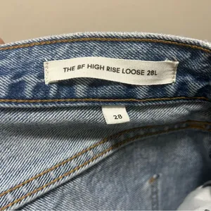 Aritzia Denim Forum The BF High Rise Loose Jeans 28L 28 Tomboy Organic Cotton thumbnail 7