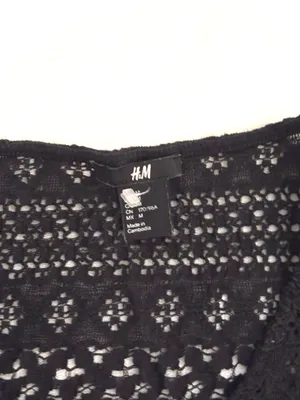 H&M Dress Black Mini thumbnail 4