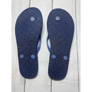 Tory Burch Women’s Striped Logo Flip Flop Sandals Rubber Slip-On Size 5 thumbnail 4