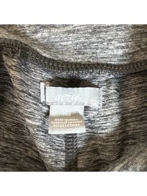 Aerie High Waisted Gray Joggers Lounge Pants Slouchy Cuffed Pockets Size S thumbnail 6