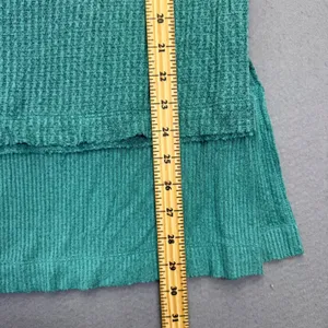 We The‎ Free Free People Teal Green Waffle Knit Thumbhole Tunic Top Small thumbnail 6