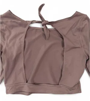 Free People Very Prairie Layer Crop Top in Moonlight Mauve thumbnail 5