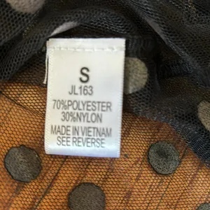 Polka Dot Sheer Top thumbnail 2