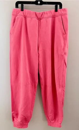 Lululemon Relaxed High-Rise Jogger Sweatpants Pink Size 12 thumbnail 1