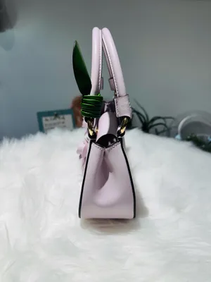 Kate Spade Flock Party Pippa Pink Parrot Bucket Bag Crossbody EUC Rare thumbnail 4