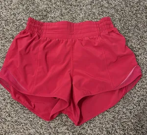 Lululemon Hotty Hot 2.5" High Rise Shorts Cherry Mist  thumbnail 1