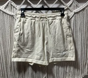 Nike Women's Cream Pull‑On Athletic Shorts thumbnail 1