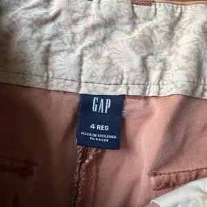 Gap Low Rise Flare Pants Terracotta Peach Cotton Y2K Wide Leg 4 REG RN54023 thumbnail 6