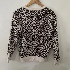 J. Crew Leopard Sweatshirt EUC thumbnail 4