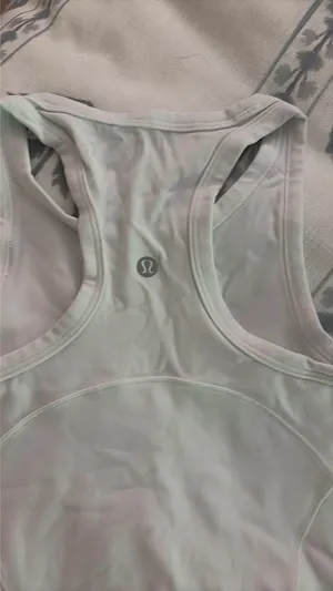 Lululemon White Tank Top thumbnail 3