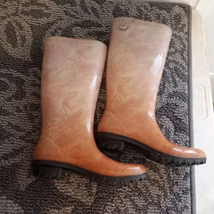 UGG Australia Rain Boots Fur In Sole Waterprof Island Floral Womens 7 thumbnail 12