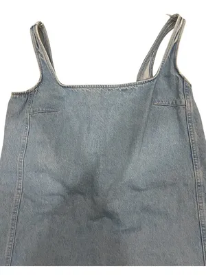 Zara Blue Denim Dress thumbnail 5