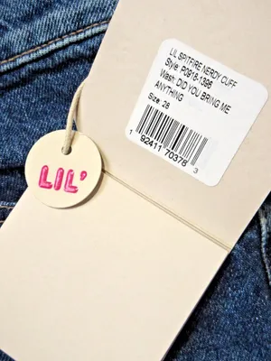 NWT Mother LIL Spitfire Nerdy Cuff in Did You Bring Me Anything? Slouchy Jean 28 thumbnail 8