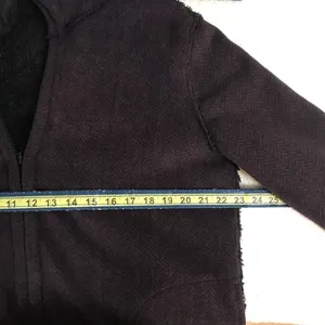 Boutique Fleece Winter Warm Hoodie Coat Jacket Purple Large thumbnail 7