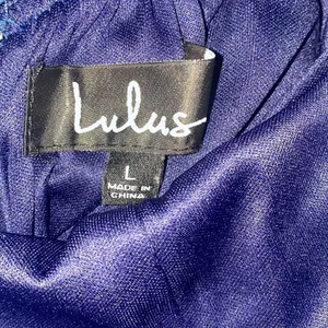 Lulus ✨ Letter of Love Navy Blue Backless Skater Dress✨ thumbnail 8