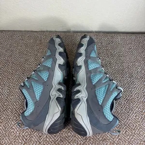 Oboz Luna Low Hiking Shoes Boots Women’s Sz 9 Blue Gray Outdoor Camping Fishing thumbnail 6