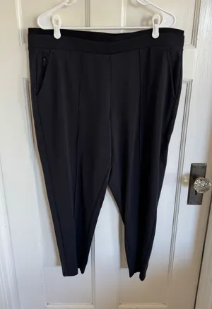 Athleta black Venice Pintuck Pant size xl thumbnail 1