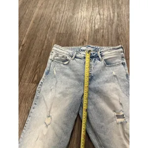 Old Navy Ankle Jeans Womens Size 12 The Power Jean High-Rise Straight Blue Denim thumbnail 11
