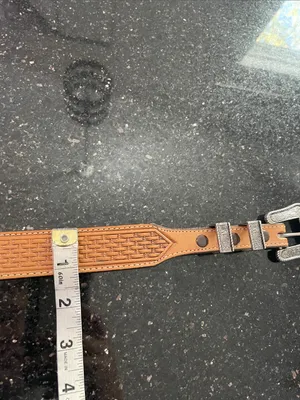 3-D Belt Company Western Leather Belt Made In USA thumbnail 8