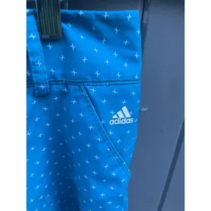 Adidas Adizero Golf Shorts Blue Star Print Womens Size 10 Performance Athletic thumbnail 4