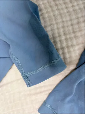 Women's Lululemon Blue Leggings Size 0 Dusty Blue thumbnail 6