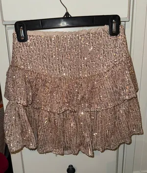 sequin mini skirt thumbnail 3