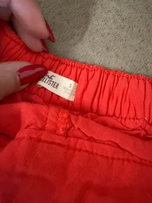 Hollister Red Lace Shorts thumbnail 4