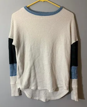 so‎ waffle knit sweater thumbnail 1