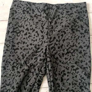 Women’s L/G Slacks Dress Pants Work Business Casual Black Gray Print Large thumbnail 3