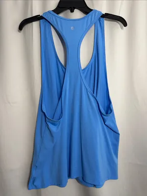 Athleta With Ease Sport Racerback Tank Top Cornflower Blue Medium thumbnail 4