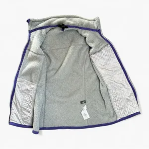 Patagonia Re-Tool Vest Women’s M Gray Purple Fleece Gorpcore Outdoor Hiking thumbnail 4