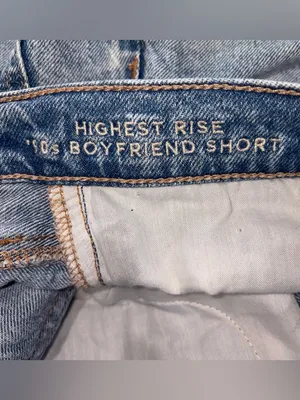 American Eagle Highest Rise 90s Boyfriend Jean Short Sz 2 thumbnail 4