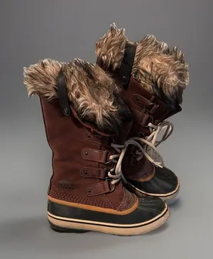 Sorel Joan of Arctic Snow Brown Waterproof Leather Womens Boots NL2429 Size 6‎ thumbnail 1